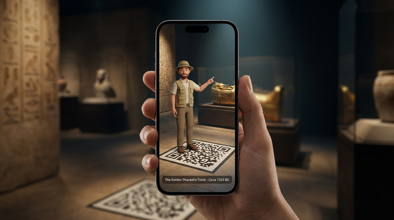 AR-Avatar in cinematischer Szene