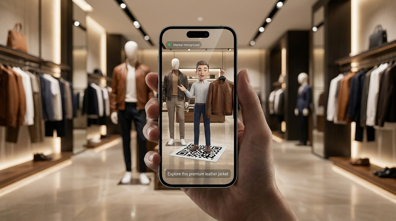 AR-Avatar im Retail-Store